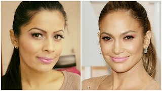 Jennifer Lopez Oscar 2015 Inspired Makeup Look | Indian Makeup Guru | Kavya K