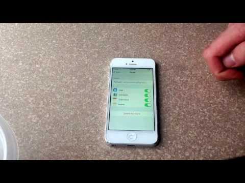 How to delete an email account off of an iPhone 4, 4S, 5, 5S, 5C, iPod and iPad on ios7 How to delete an email account off of an iPhone 4, 4S, 5, 5S, 5C, iPod and iPad on ios7