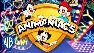 Animaniacs SING-ALONG 🎤 | Animaniacs Theme Song | WB Kids