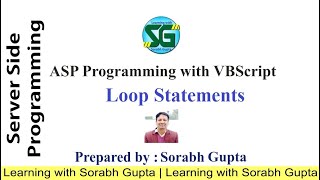 Loop Statements in ASP using VBScript | Do-while Statement | For Statement | Examples