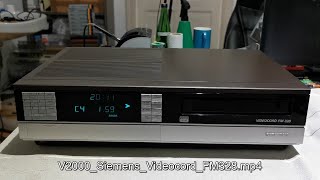 V2000 Siemens Videocord FM328 (OEM Grundig 2080)