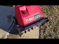 curbfind toro 2 stroke s200 snowblower running