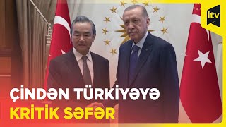 Çinin XİN başçısı Türkiyəyə ilk səfərində Ərdoğanla Ukrayna məsələsini müzakirə edib