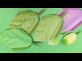 【折り紙】葉っぱの形のトレー　簡単なお皿の折り方　origami leaf tray dish 【音声解説あり】 ばぁばの折り紙