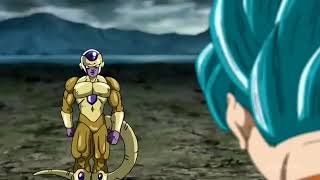 Frieza sees beerus on planet Earth.