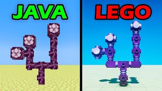 minecraft java vs lego