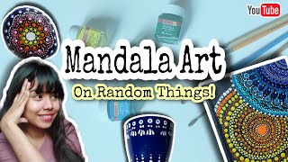 MANDALA  ART on Random Things 😱😍