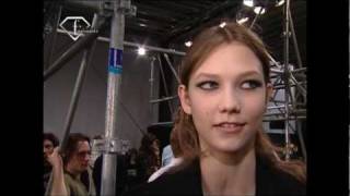 fashiontv | FTV.com - Karlie Kloss First Face Talks F/W 08-09