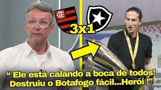 VEJA OS ELOGIOS DO NETO AO FLAMENGO DO FILIPE LUIS EM JOGAÇO CONTRA O BOTAFOGO HOJE! GÉNIO