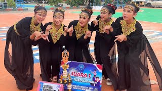 JUARA 1 Lomba tari kreasi nusantara oleh Sanggar Seni Putri Azhar