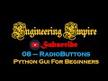 08- RadioButtons- Python-GUI-Tkinter for Beginners
