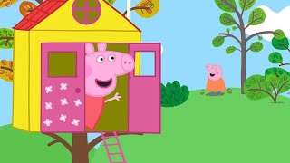 Peppa Pig Constructs a Fresh Treehouse with the Whole Family 🐷 🔨