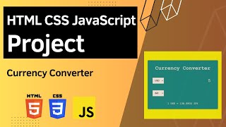 HTML CSS JavaScript Project - Currency Converter