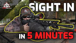 How to Sight In Your AR Optic In 5 Minutes or Less - Red Dot, LPVO, Riflescope, Prism, Holographic