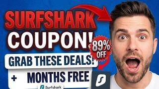 Surfshark coupon code - the Best Surfshark promo code: 89% Off + 4 Months FREE (Best Deal 2026)
