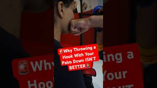 Why Throwing a Hook With Your Palm Down IS NOT BETTER! PT 2 #ufc #boxing #mma #fighting #combatsport