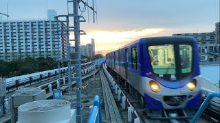 ニュートラム　ポートタウン東駅　自動放送を記録