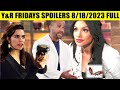 CBS Young And The Restless Spoilers Fridays(8/18/2023) - Victoria discover Nate and Audra Love