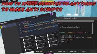 HOW TO EDIT REMOTE EVENTS USING NAMECALL HOOKS IN ROBLOX - Exploiting | 0:32