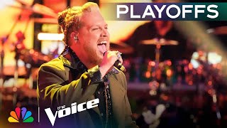 Huntley Honors His Daughter with David Kushner's Daylight | The Voice Playoffs | NBC