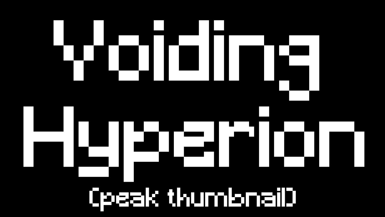 Voiding A Hyperion Hypixel Skyblock Live Youtube
