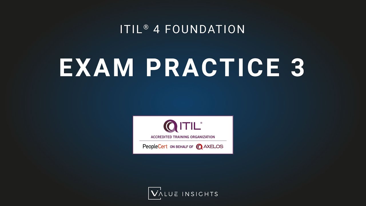 FREE ITIL® 4 Foundation Exam Question Flash Cards 3 - YouTube