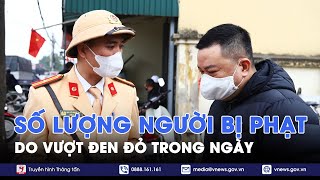 Trung bình 350 người bị xử phạt trong 1 ngày do vượt đèn đỏ- VNews