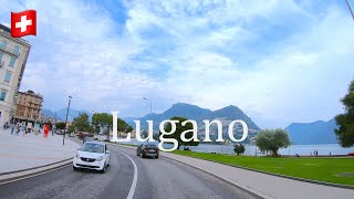 🇨🇭 Lugano, Switzerland driving 4K