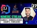 Java8 Numeric Stream range(), rangeClosed(), count(), forEach() Methods | Java8 Stream Tutorial
