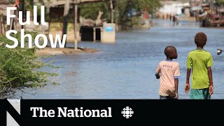 CBC News: The National | Pakistan relief, Hockey Canada, Credit card fees