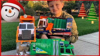 Toy Garbage Truck Review | Video For Kids