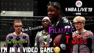 Behind the scenes of NBA LIVE 19!! Filayyyy, Bone Collector, and The Professor!!