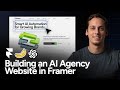 How to Create a Custom AI Agency Portfolio Website Using Framer