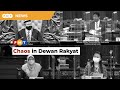 Dewan turns chaotic as deputy minister rushes through speech