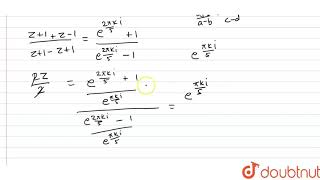 Findroots of the equation (z + 1)^(5)= (z - 1)^(5). | 12 | COMPLEX NUMBERS | MATHS | CENGAGE | D...