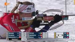 13.12.2014 Biathlon Hochfilzen Relay/Staffel Damen Winner Germany/Deutschland(full)