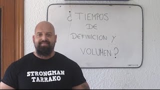 Que hago primero volumen o definicion
