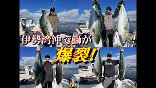 【海釣り情報】高活性な鰤が年始から爆裂する伊勢湾！（前半戦）