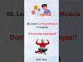 What is CommonModule in Angular? #shorts #angular #interview