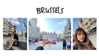 VLOG 4: a day in Brussels, Belgium บรัสเซลครั้งแรกคนเดียววันเดียว! เที่ยวครบมั้ย | Janjae