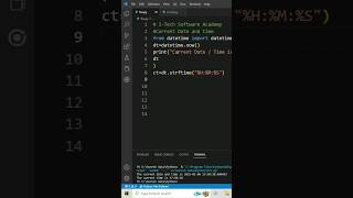 Display Current Date and Time using Python #shortsfeed #shorts #shortvideo #viralvideo