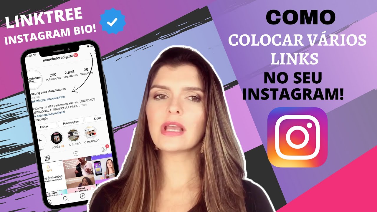 Linktree Como Usar | Vários Links Na Bio Do Instagram - YouTube