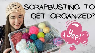 Using Up My Yarn Scraps-Stashbusting at its best!