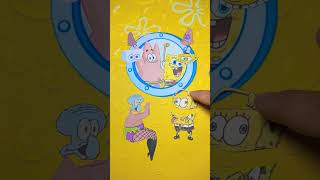 Woww ‼️ Spongebob fun & Patrick 😝🤩 funny character change puzzle Spongebob 🤣 #shorts #short #viral