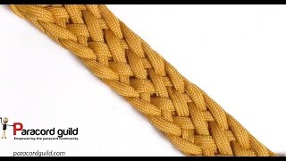 The Patriot braid- Trenza Patria of 13 strands