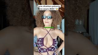 LENA SITUATIONS PRÉSENTE LES OSCARS 2025 SUR DISNEY + ? 😨 #shorts #drama #lenasituations #tiktok