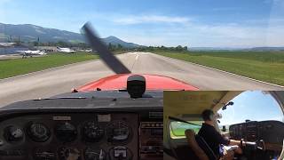 Flug von Beromünster (LSZO) nach Wangen-Lachen (LSPV) in einer C172P