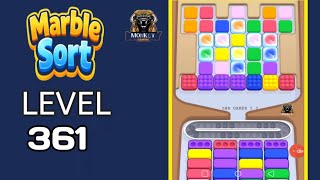 Marble Sort level 361 walkthrough solution