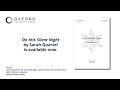 sarah quartel – on this silent night score video