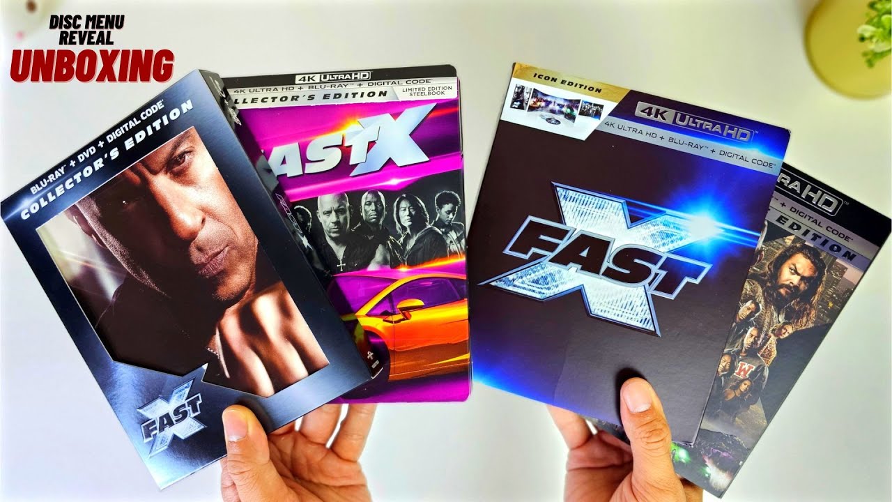 Fast X 4K Blu-ray Unboxing | Best Buy Walmart Target Exclusive | Disc ...